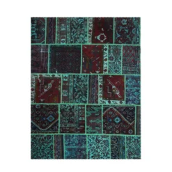 Persisk Patchworkmatta D-sign Handknuten 750863