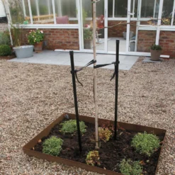 Planteringskant Flexigarden Corten 180 mm Hörn Justerbart