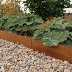 Planteringskant Flexigarden Corten 180 mm Hörn Justerbart