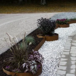 Planteringskant Flexigarden Svart 120 mm Skarvplåt