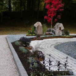 Planteringskant Flexigarden Svart 120 mm Skarvplåt