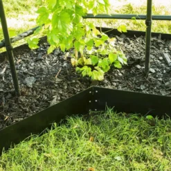 Planteringskant Flexigarden Svart 120 mm Skarvplåt