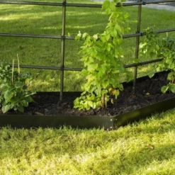 Planteringskant Flexigarden Svart 120 mm Skarvplåt