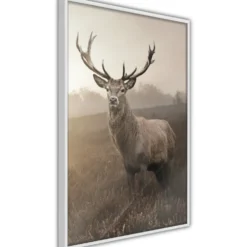 Poster Artgeist Affisch Deer in Sepia