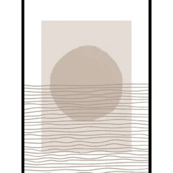 Poster Gallerix Abstract Lined No3