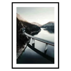 Poster Gallerix Bridge Over Lake