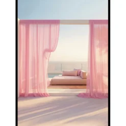 Poster Gallerix Daybed In Pink