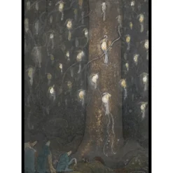 Poster Gallerix Fågelsången av John Bauer