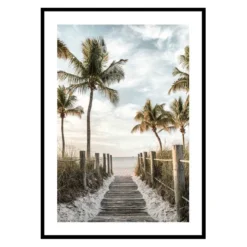 Poster Gallerix Footbridge Beach
