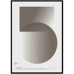 Poster Gallerix Graphical Number 5