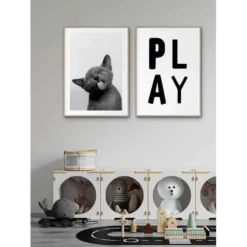 Poster Gallerix Licking Kitten