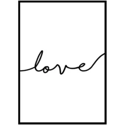 Poster Gallerix Love Line Art No2