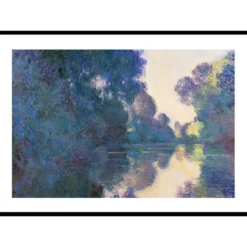 Poster Gallerix Morning on the Seine near Giverny By Claude Monet