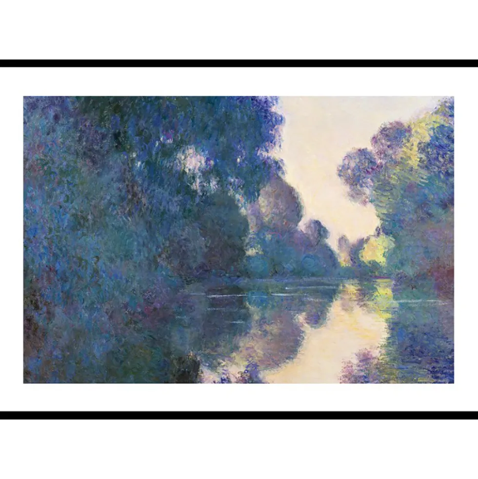 Poster Gallerix Morning on the Seine near Giverny By Claude Monet