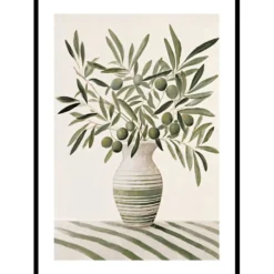 Poster Gallerix Olives In Vase