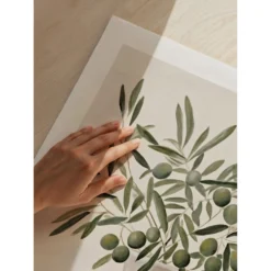 Poster Gallerix Olives In Vase