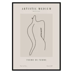 Poster Gallerix Picasso Forme femme