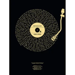 Poster Gallerix Sweet Child O Mine Vinyl By Guns N Roses