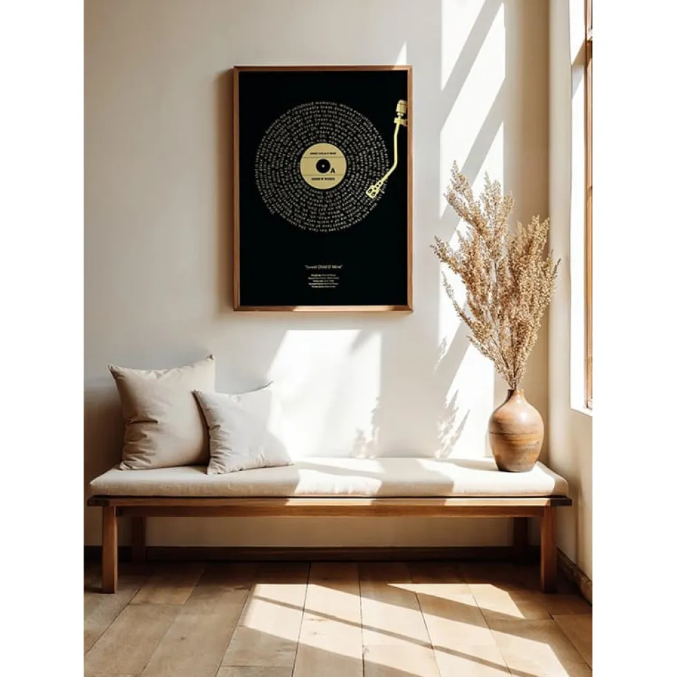 Poster Gallerix Sweet Child O Mine Vinyl By Guns N Roses