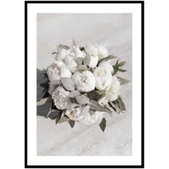 Poster Gallerix White Peonies
