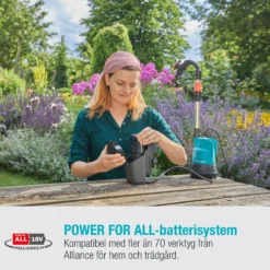 Pump Gardena för Regnvattentunna 2000/2 18V P4A Set (2,5Ah batteri + standardladdare)