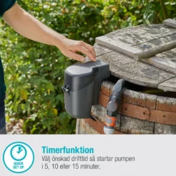 Pump Gardena för Regnvattentunna 2000/2 18V P4A Set (2,5Ah batteri + standardladdare)