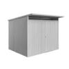 Redskapsbod Biohort Avantgarde Eco A6 Metallic Silver Standarddörr