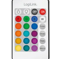 RGB LED-strip LogiLink Med Fjärr 3 m