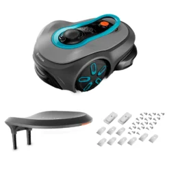 Robotgräsklippare Gardena Smart Sileno Free 800 Utan Slinga Paket Med Robothus & Reservblad