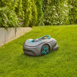 Robotgräsklippare Gardena Smart Sileno Free 800 Utan Slinga Paket Med Robothus & Antikollisionsradar