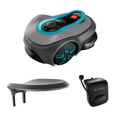 Robotgräsklippare Gardena Smart Sileno Free 800 Utan Slinga Paket Med Robothus & Antikollisionsradar