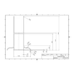 Rördragningsprofil Bathlife Silver Aluminium