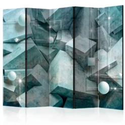 Rumsavdelare Arkiio Concrete Cubes Green II 225x172 cm