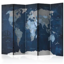 Rumsavdelare Arkiio Dark Blue World 225x172 cm