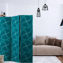 Rumsavdelare Arkiio Geometric Turquoise 135x172 cm