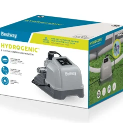 Saltvattenklorinator Bestway Hydrogenic 2 g/h för Poolkemi & Klortabletter