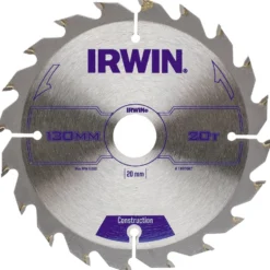 Sågklinga Irwin 130x20/16mm 20t 2,5mm