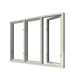 Sidohängt Fönster Elitfönster Elit Retro 3-Glas Aluminium 3-Luft