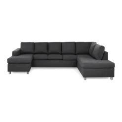 5-sitssoffa Basic Home Crazy U-formad med Divan och Schäslong XL 300 cm
