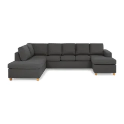 5-sitssoffa Basic Home Crazy U-formad med Divan och Schäslong XL 300 cm