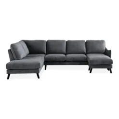 6-sitssoffa Scandi Days Trend Lyx Rak U-formad med Divan och Schäslong 310 cm