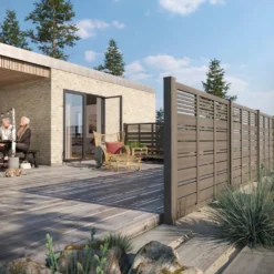 Skärm PLUS Silence 176x140 cmUmbra-grå RAL 7022