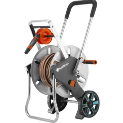 Slangvagn Gardena CleverRoll M Easy Metall Set 25 m Flex-slang 13 mm