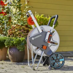 Slangvagn Gardena CleverRoll M Easy Metall Set 25 m Flex-slang 13 mm