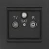 Slututtag Malmbergs Optima Radio/Tv/Satellit Svart