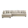 Soffa Scandinavian Choice Rossita 4-sits L-Formad Djup Schäslongsoffa med Hel Dyna