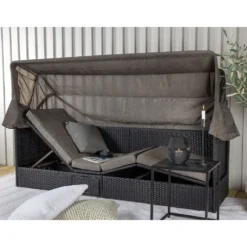 Solsäng Venture Home Nynno med Tak och Ställbar Liggdel