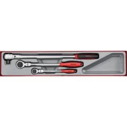 Spärrhandtagsset Teng Tools TEXRL03 Foam