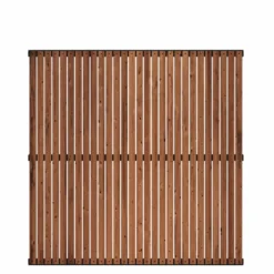 Staket PLUS Saga ThermoWood 150 x 150 cm
