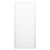 Staket PLUS Tokyo Grundmålad Vit 83×180 cm
